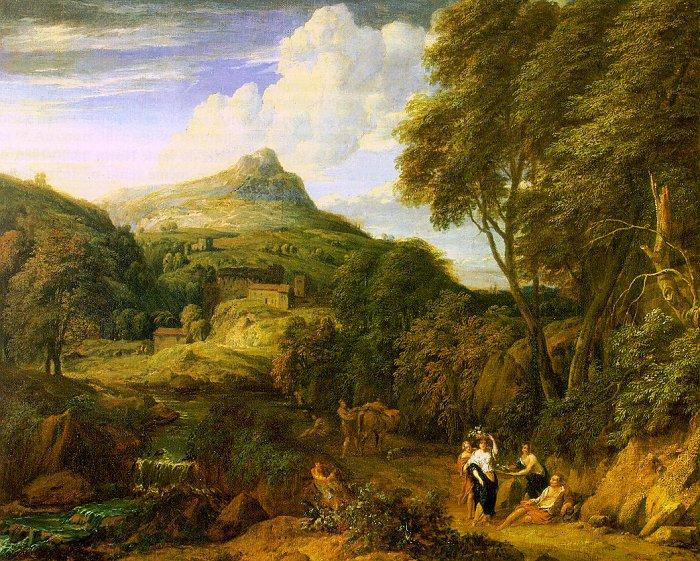 Corneille Huysmans Mountainous Landscape Spain oil painting art